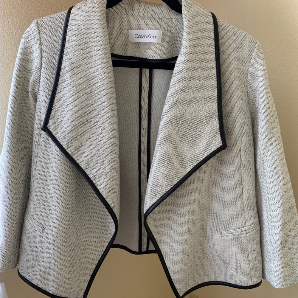 calvin klein swing blazer